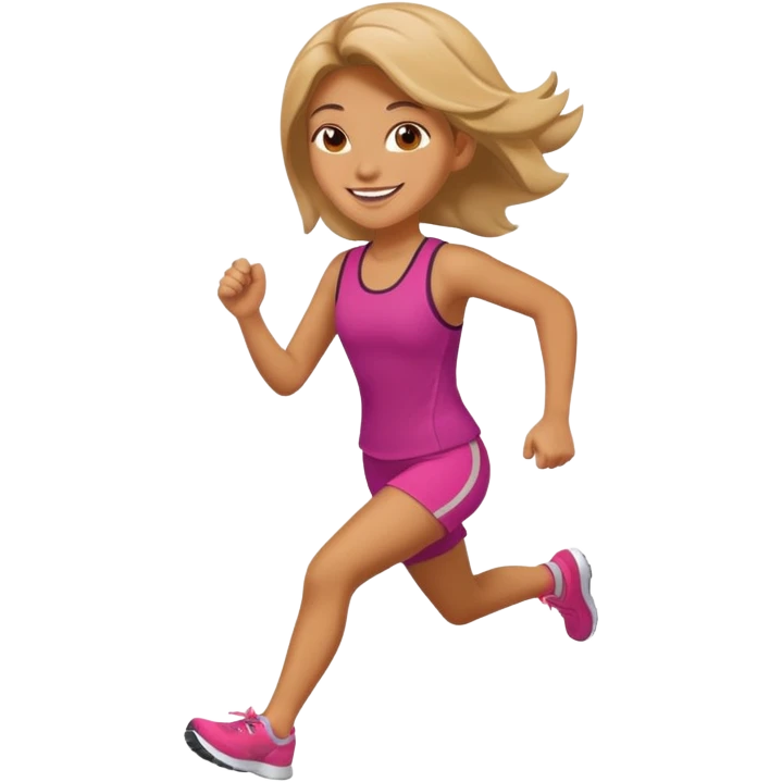 run girl emoji