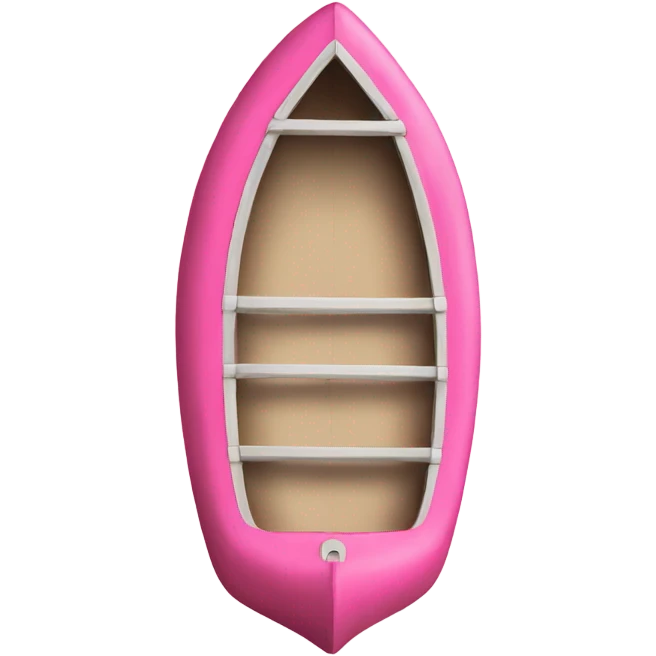 Pink boat emoji