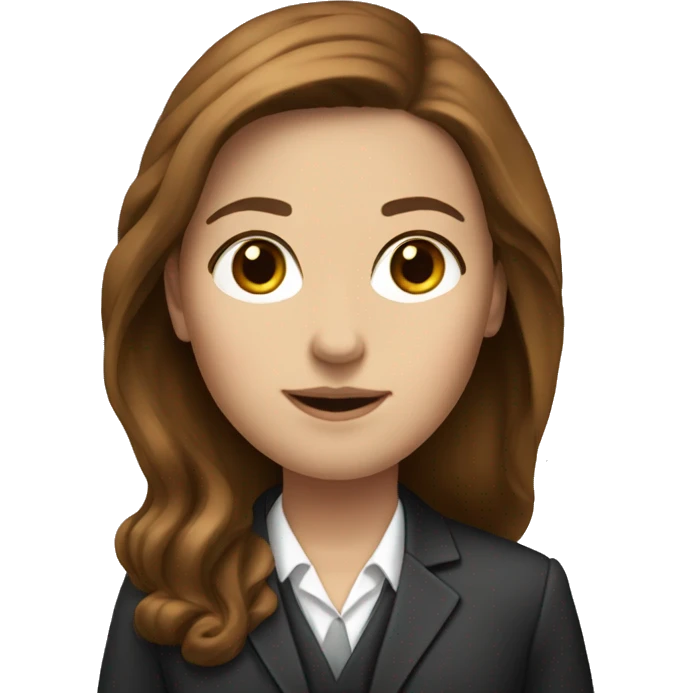 white-girl-with-long-brown-hair-lawyer emoji