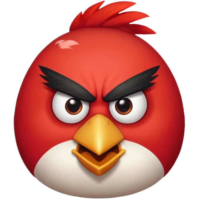 angry bird emoji