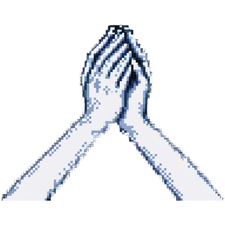 praying hands pressed together emoji