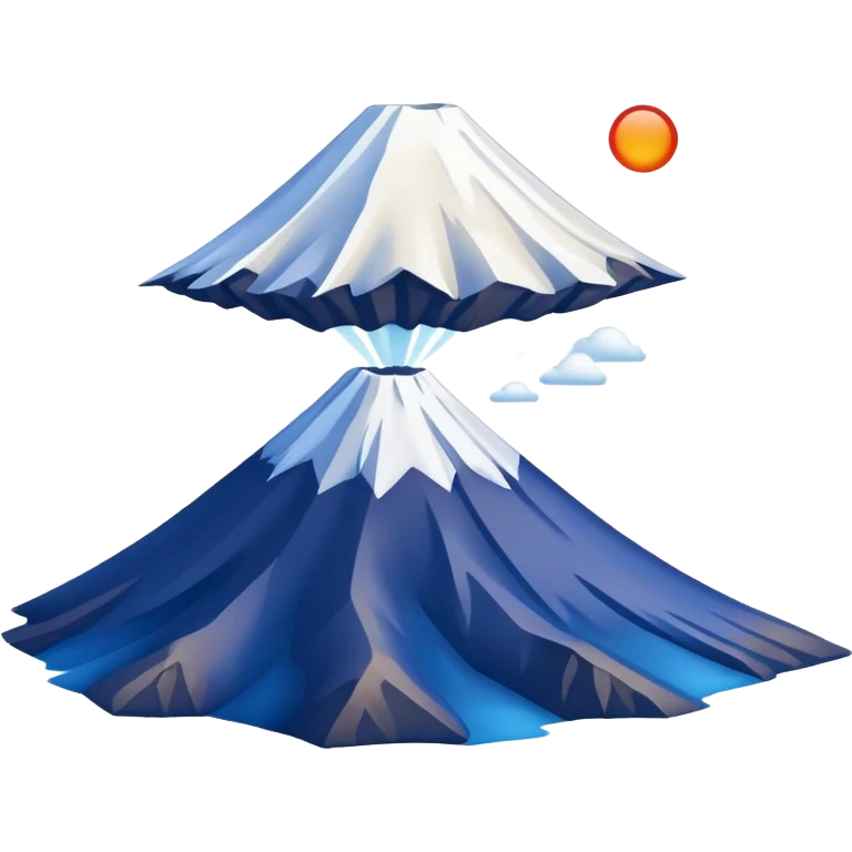 Cinematic Realistic Mount Fuji Emoji  emoji