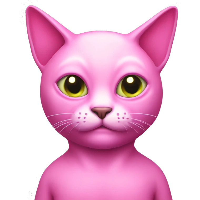 pink alien cat emoji
