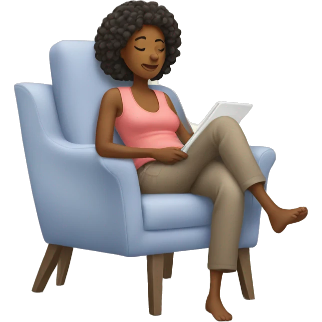 mom relaxing emoji