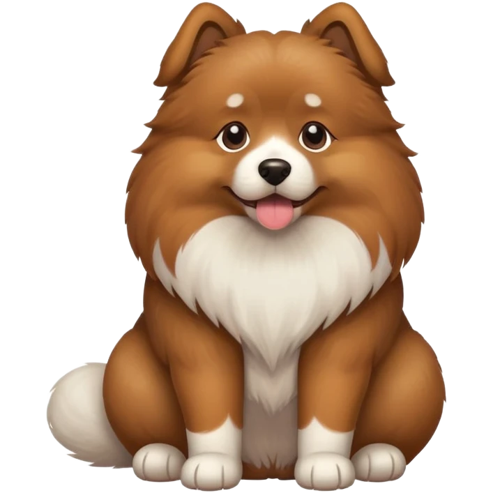 Dog with a big butt emoji