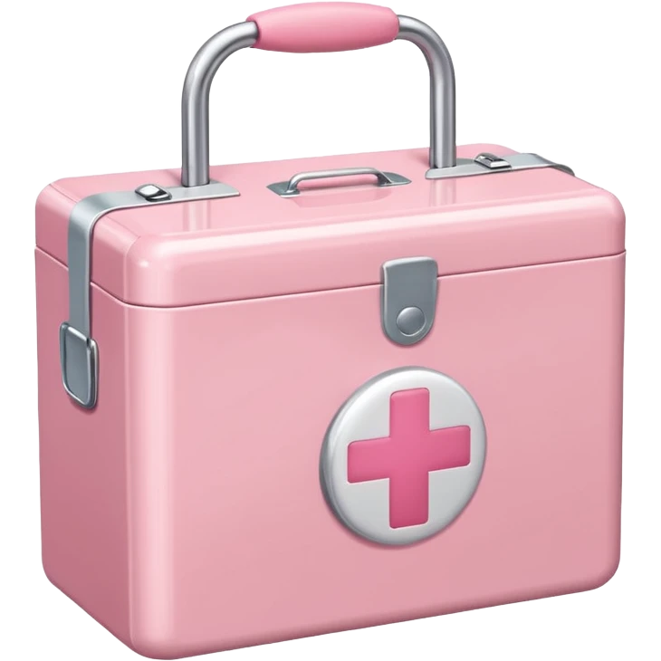 Pastel Pink medical box emoji