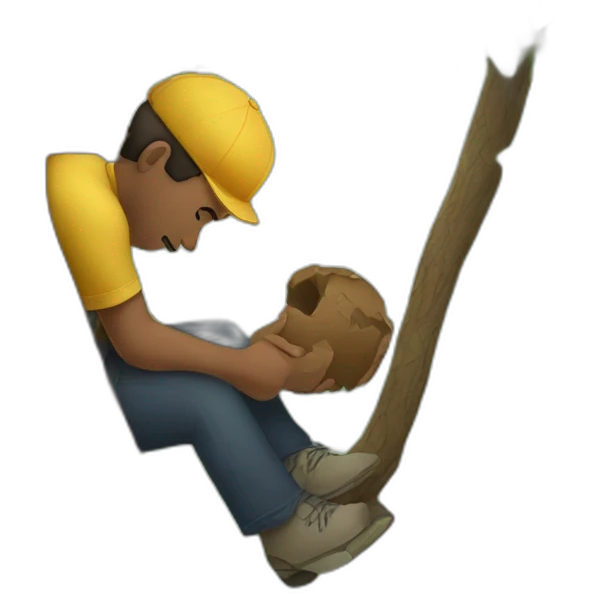 Man Down The Tree emoji