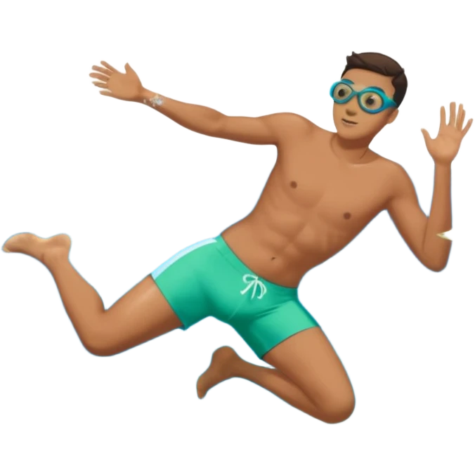 diving into a pool full of money emoji