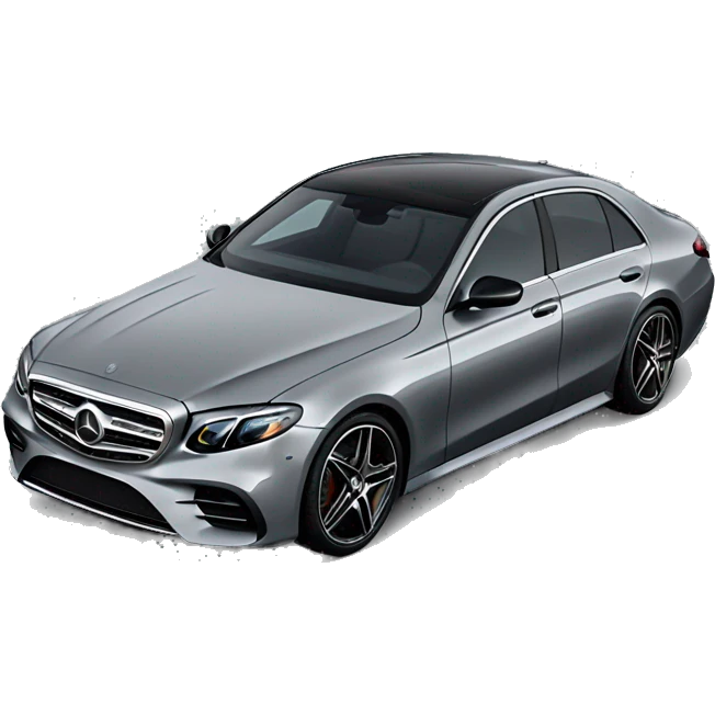Mercedes Benz E53 2019 with 20” wheels Selenite Grey colour side view emoji