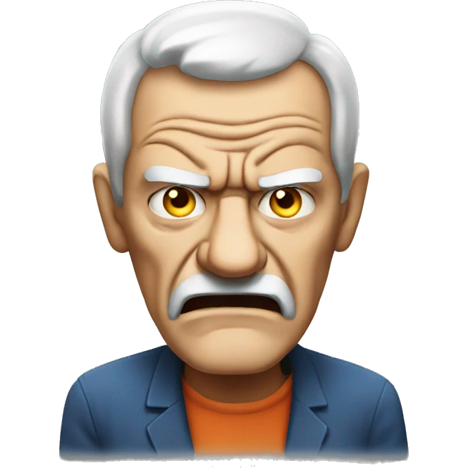 angry old man emoji