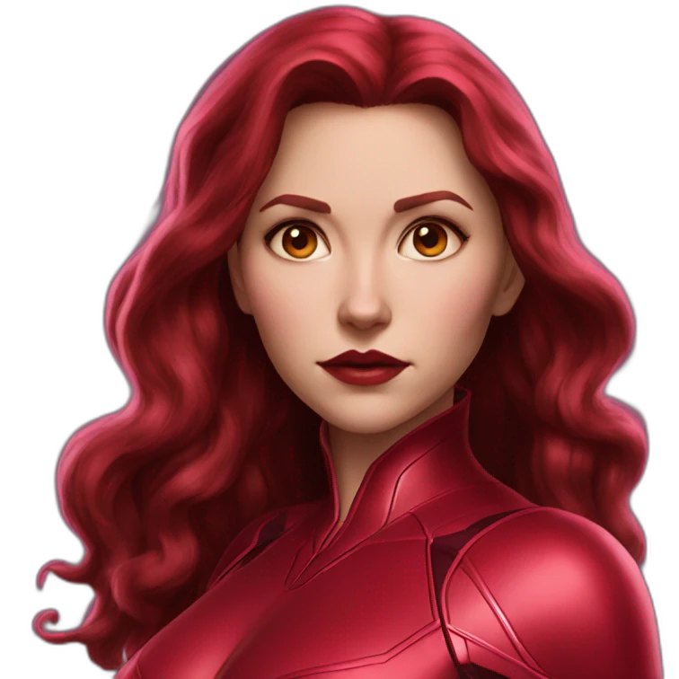 Scarlet Witch marvel realistic emoji