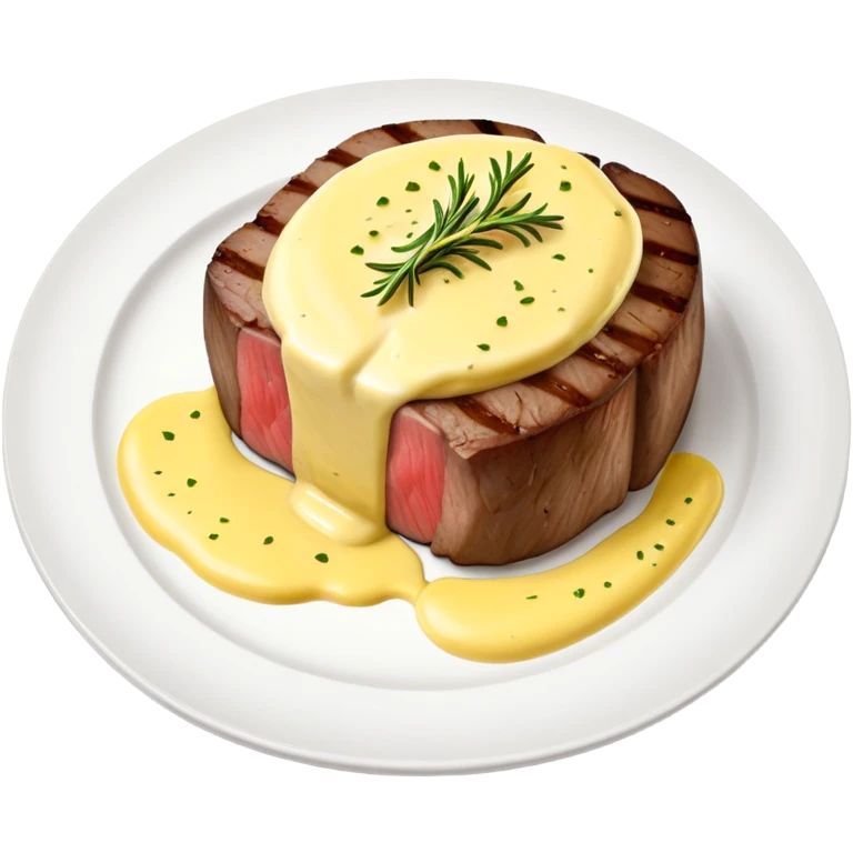 Filet mignon with bearnaise sauce  emoji