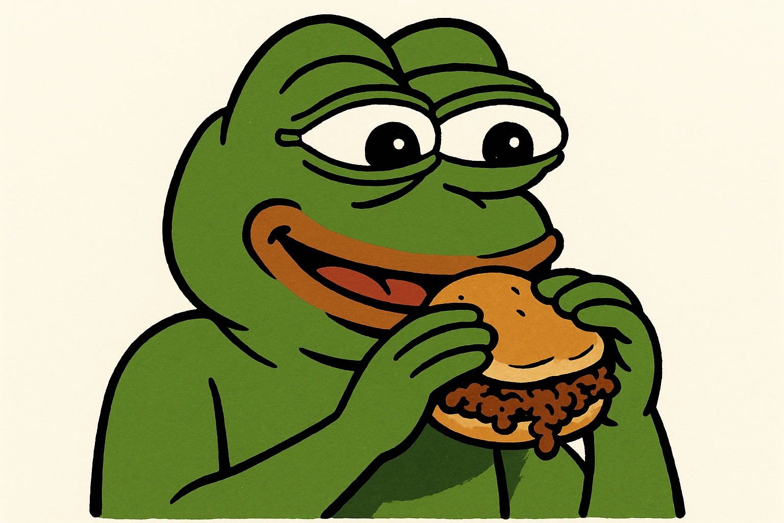 person eating sloppy joe emoji