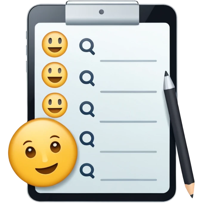 questionnaire emoji