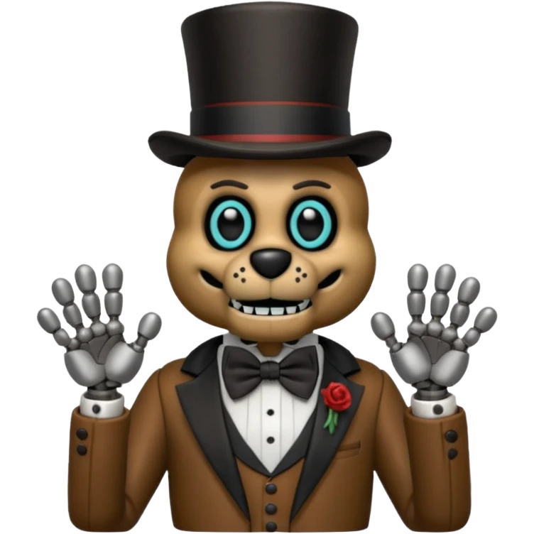 Make Freddy from fnaf emoji