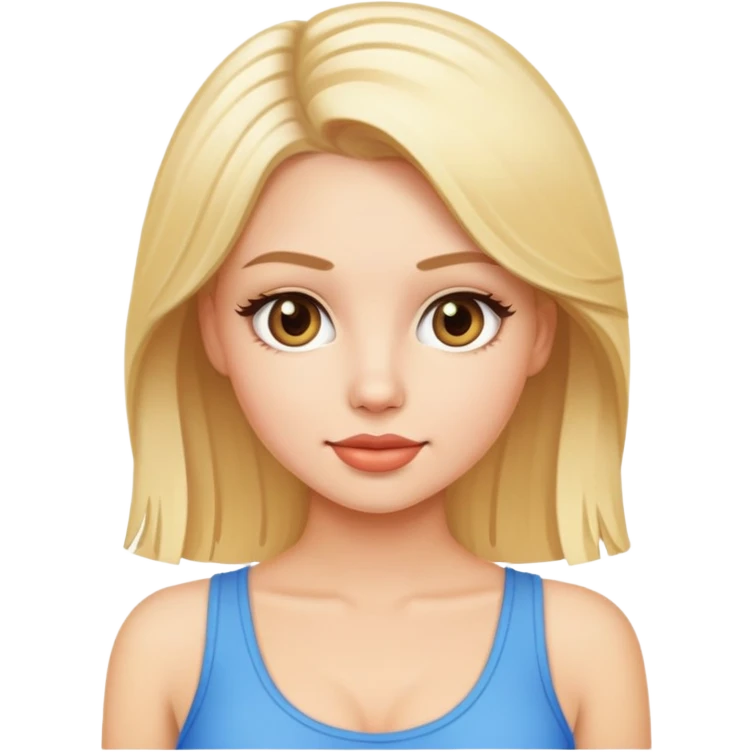 blonde cam model emoji