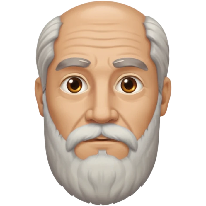 ancient greek with grey beard emoji