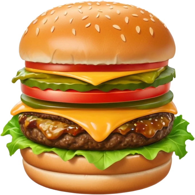 billboard ad about burgers emoji