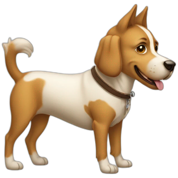chien sur cheval emoji