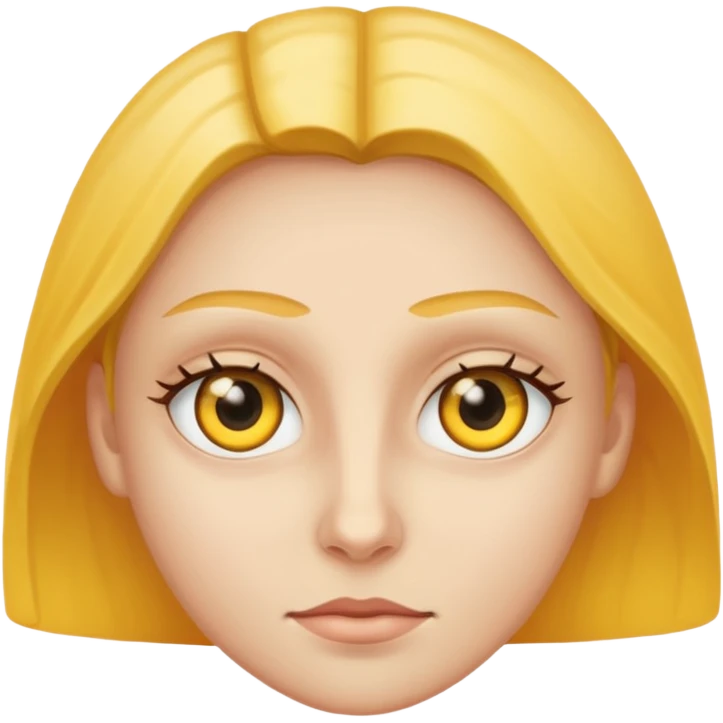 YELLOW EYES  DARK CIRCLES emoji