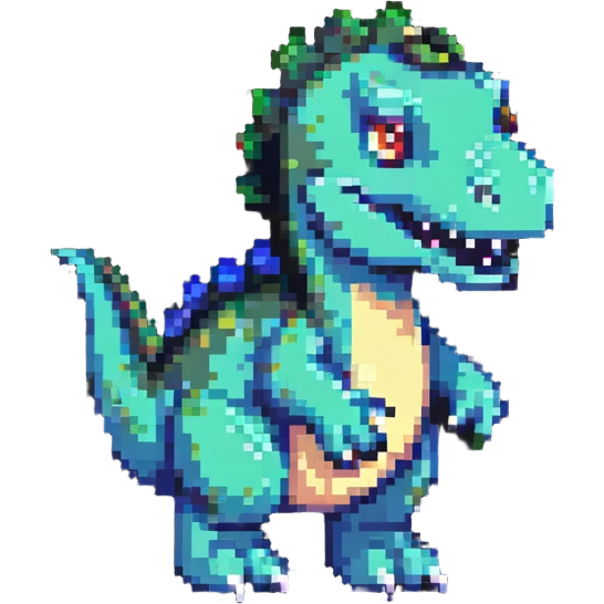 dinosaur with big toes emoji