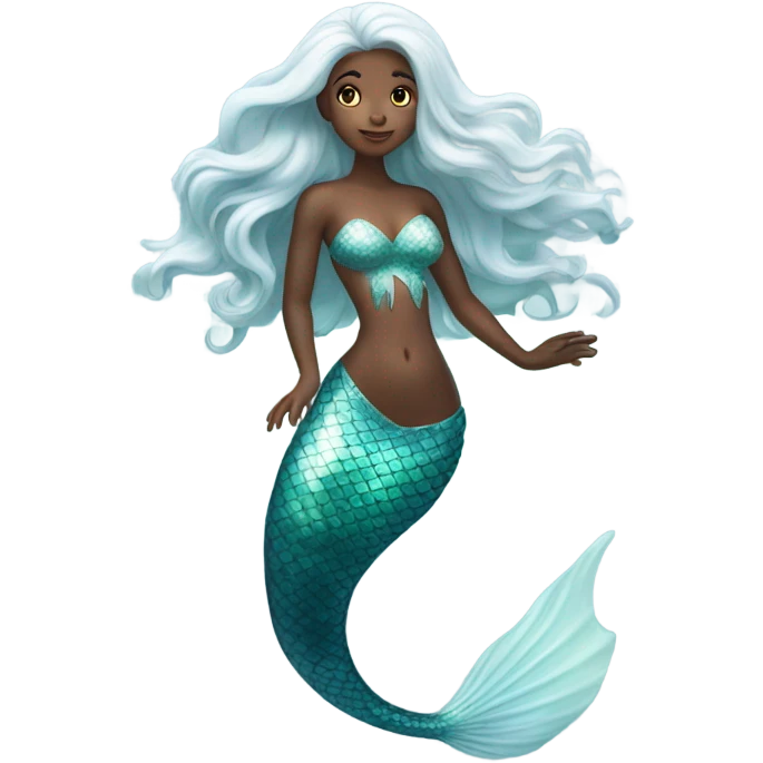 White skin mermaid emoji
