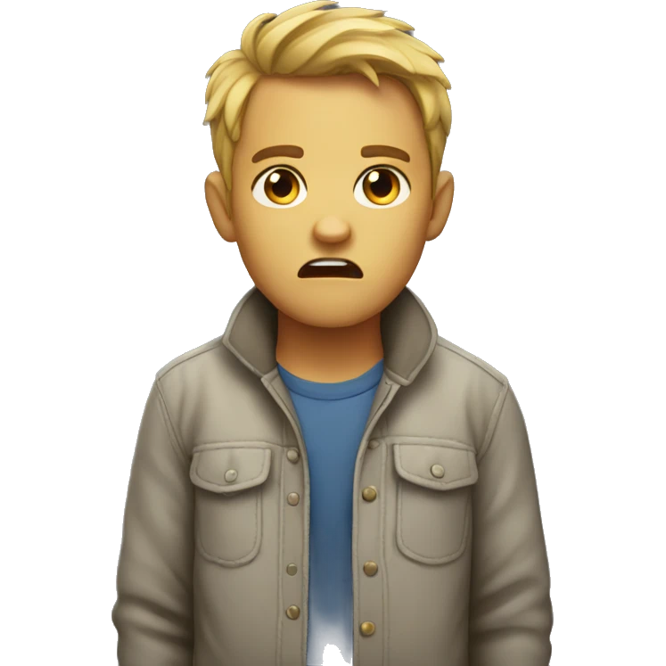 Ungry boy emoji