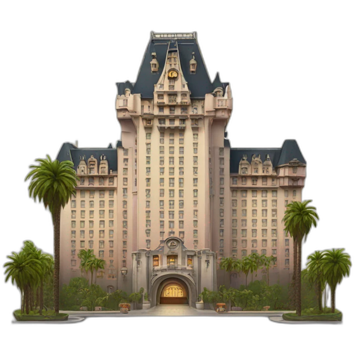The Hollywood tower hotel emoji