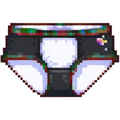 pixel art underwear item from video game emoji