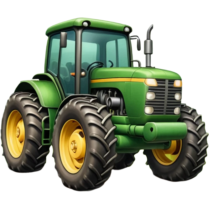 forest tractor emoji