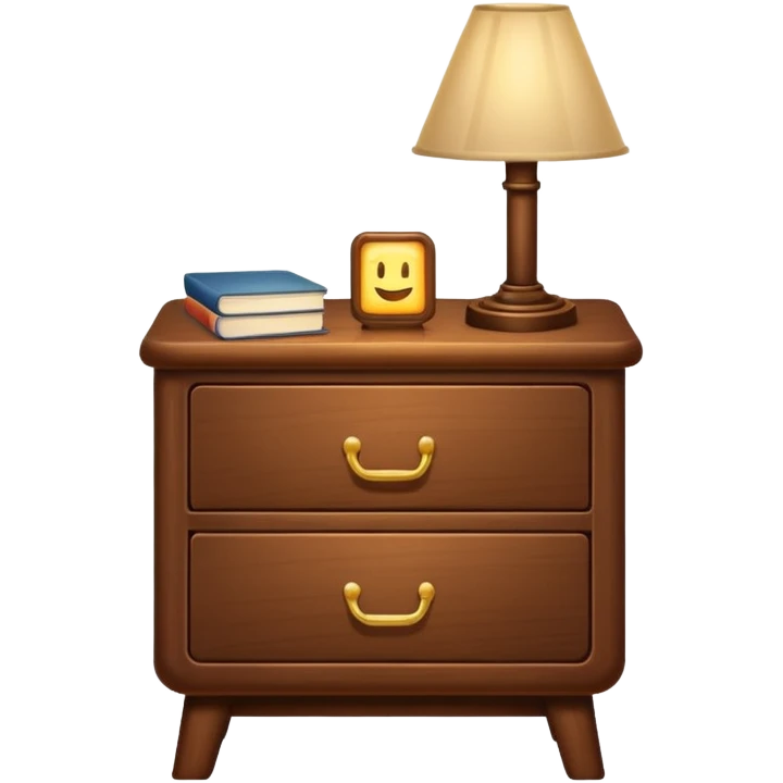 A Cupboard-commode-drawer-night-bed-stand furniture with a night lamp,WİTH BED emoji