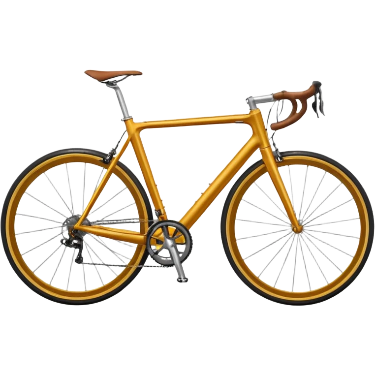 ochre colored road bike emoji