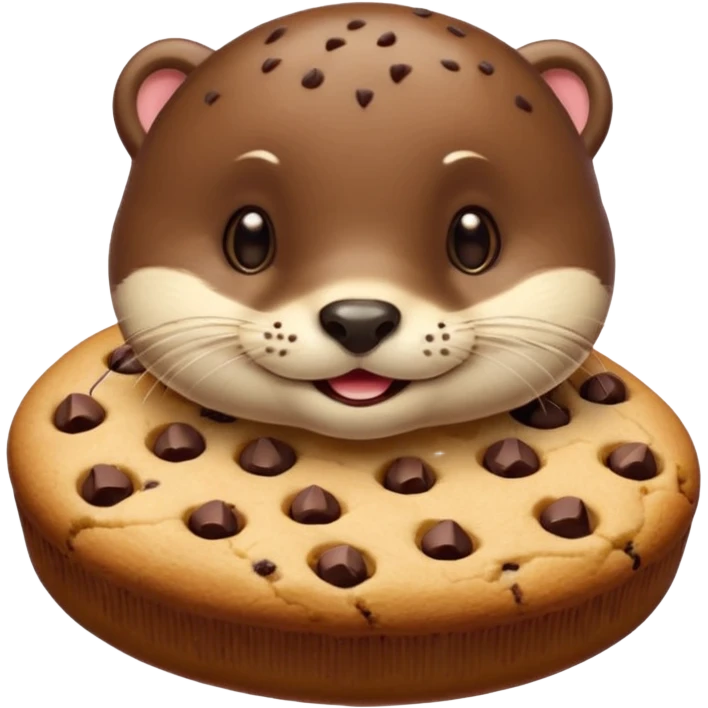 otter cookie emoji