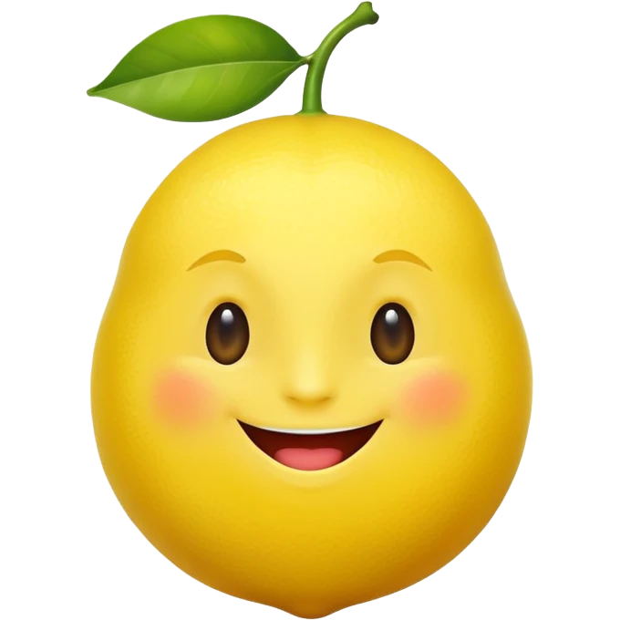 happy lemon emoji
