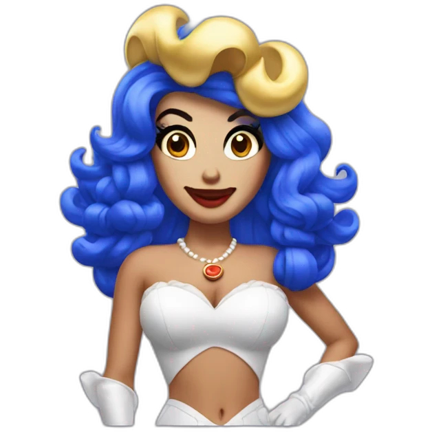 super mario drag queen emoji