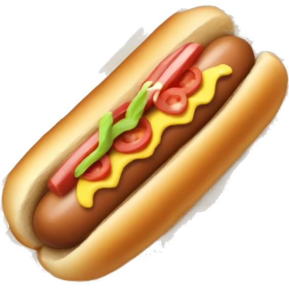 potato roll hot dog emoji