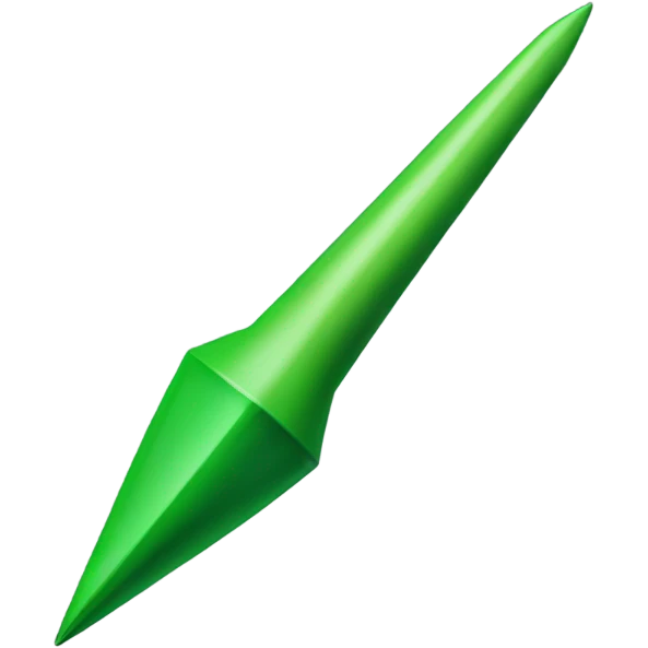 green precision dart emoji