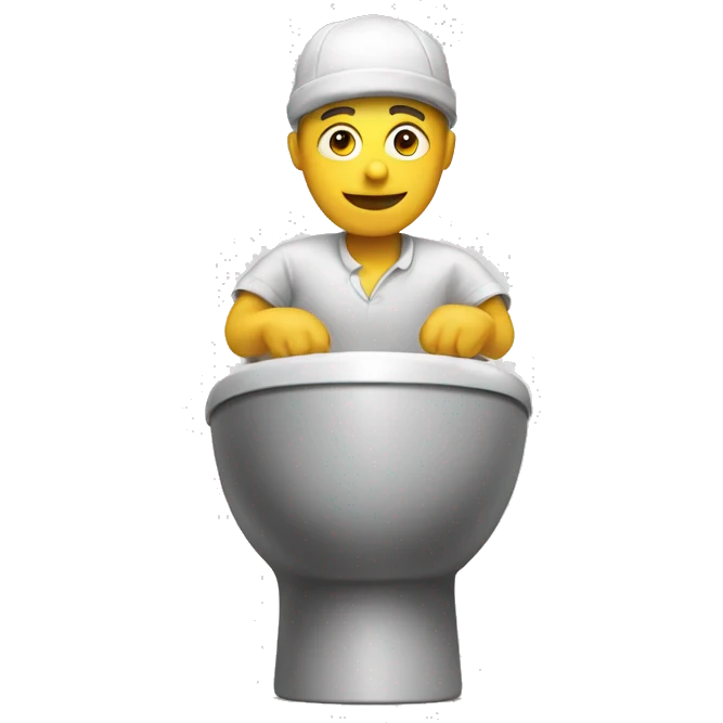 toilet man emoji