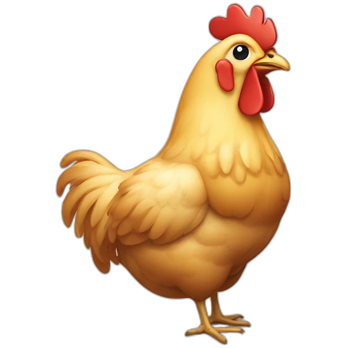 un poulet roti emoji