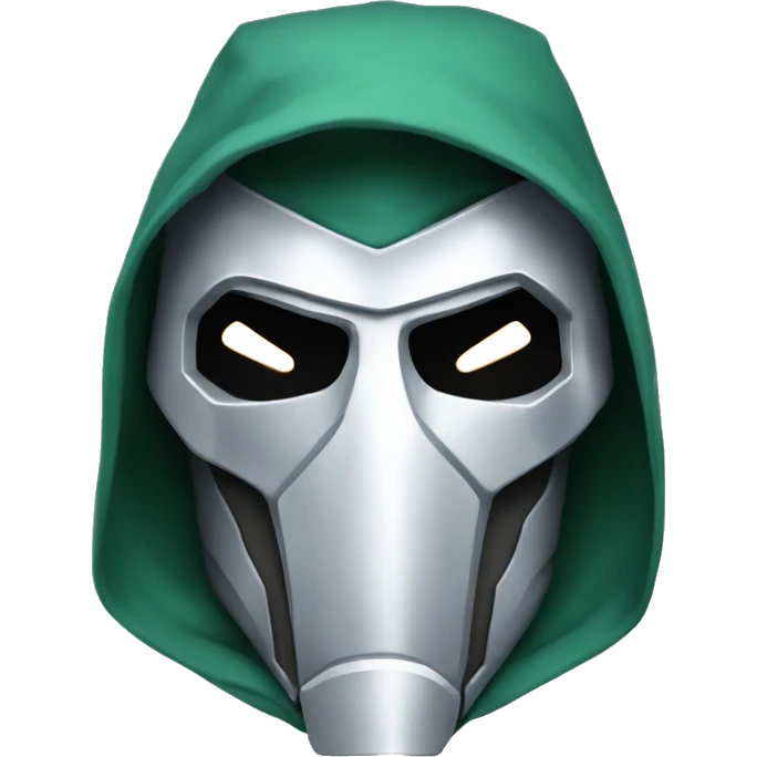 doctor doom mask blue emoji