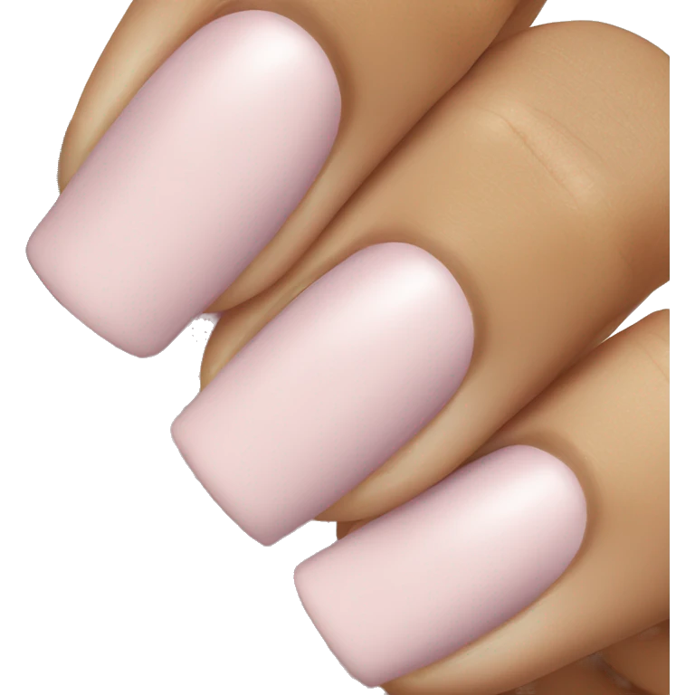 Pale pink nail polish  emoji
