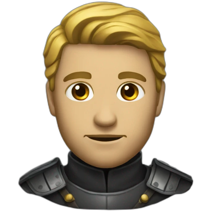Chevaliers noir emoji