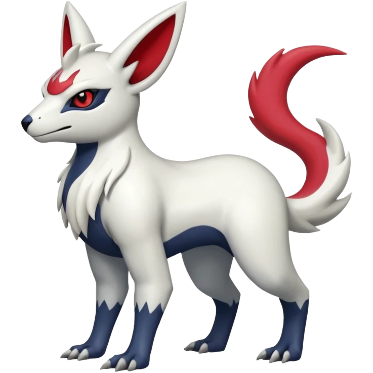 Zangoose-Absol-Fakémon-hybrid-creature (full body)  emoji