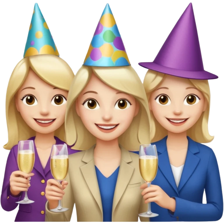 I want an emoji of a lady saying saying hello to a platform group with smiles on her face emoji