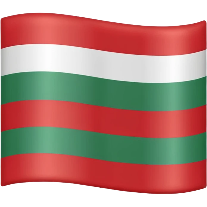Bulgaria real flag emoji