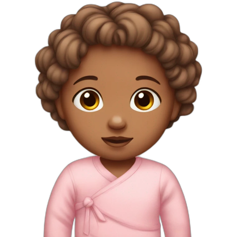 Newborn girl emoji