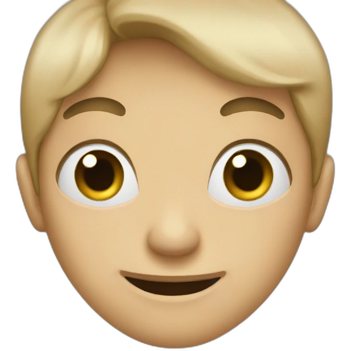 Awkward face emoji