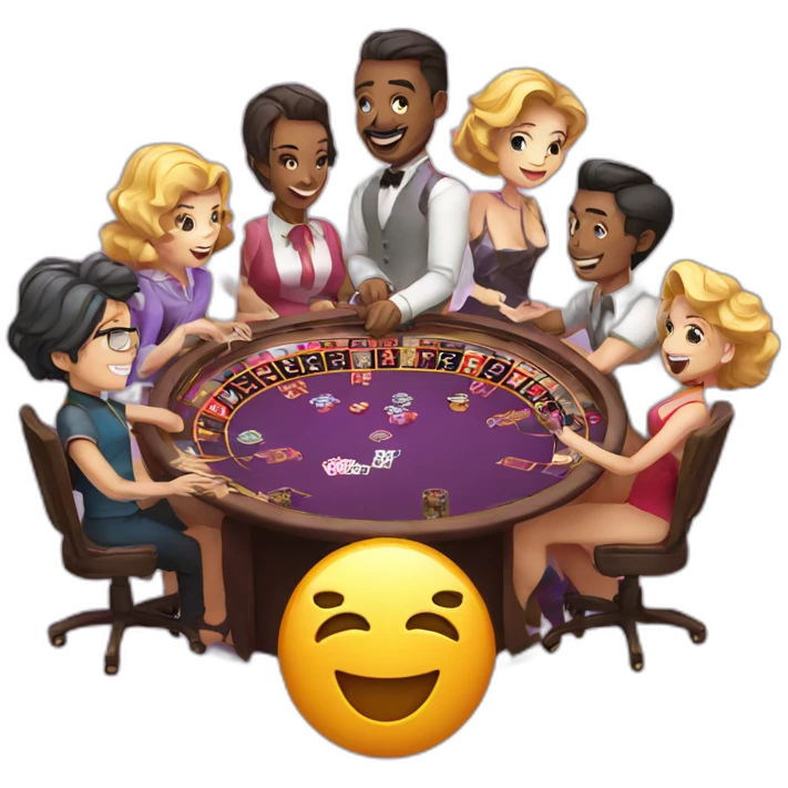 People play with casino online emoji