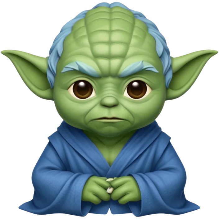 blue yoda emoji
