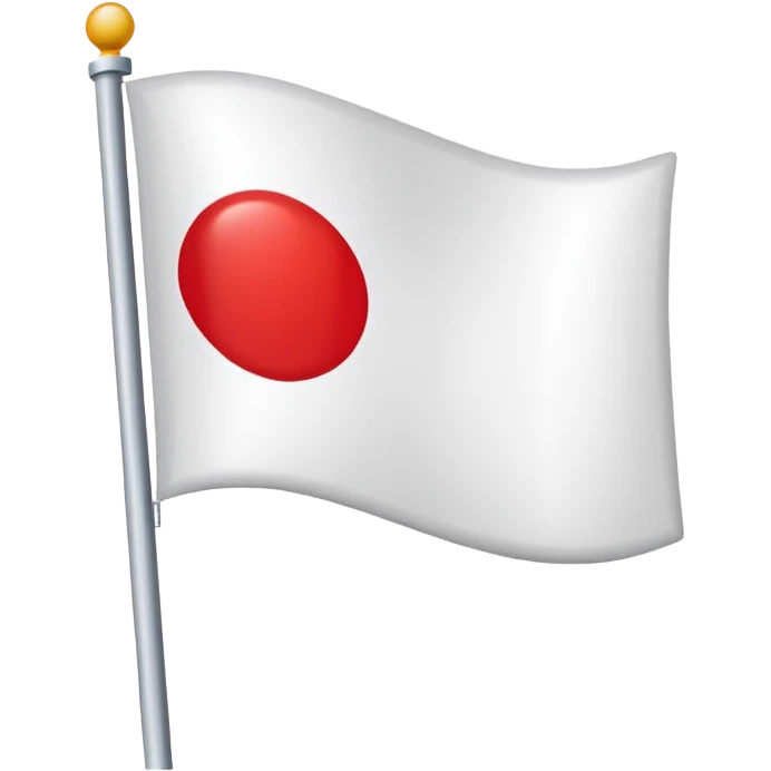 flag white and red circle emoji
